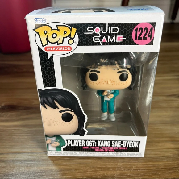 Funko Pop! #1224 Netflix Squid Game - Player 067: Kang Sae-Byeok - Picture 1 of 6